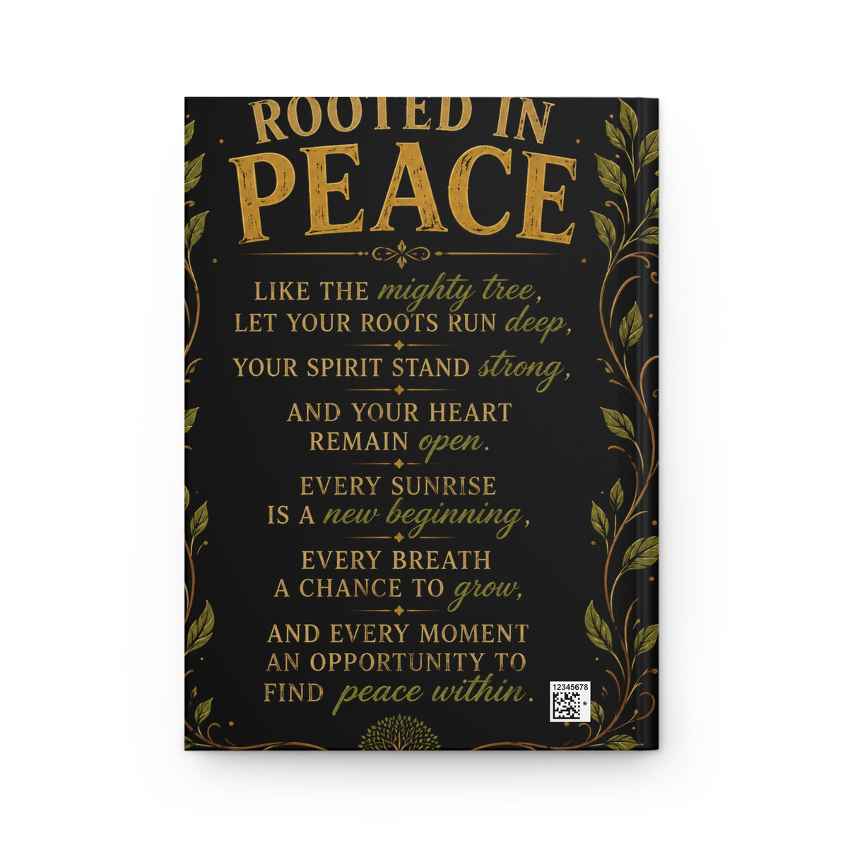 Tree of Serenity Meditation Hardcover Journal
