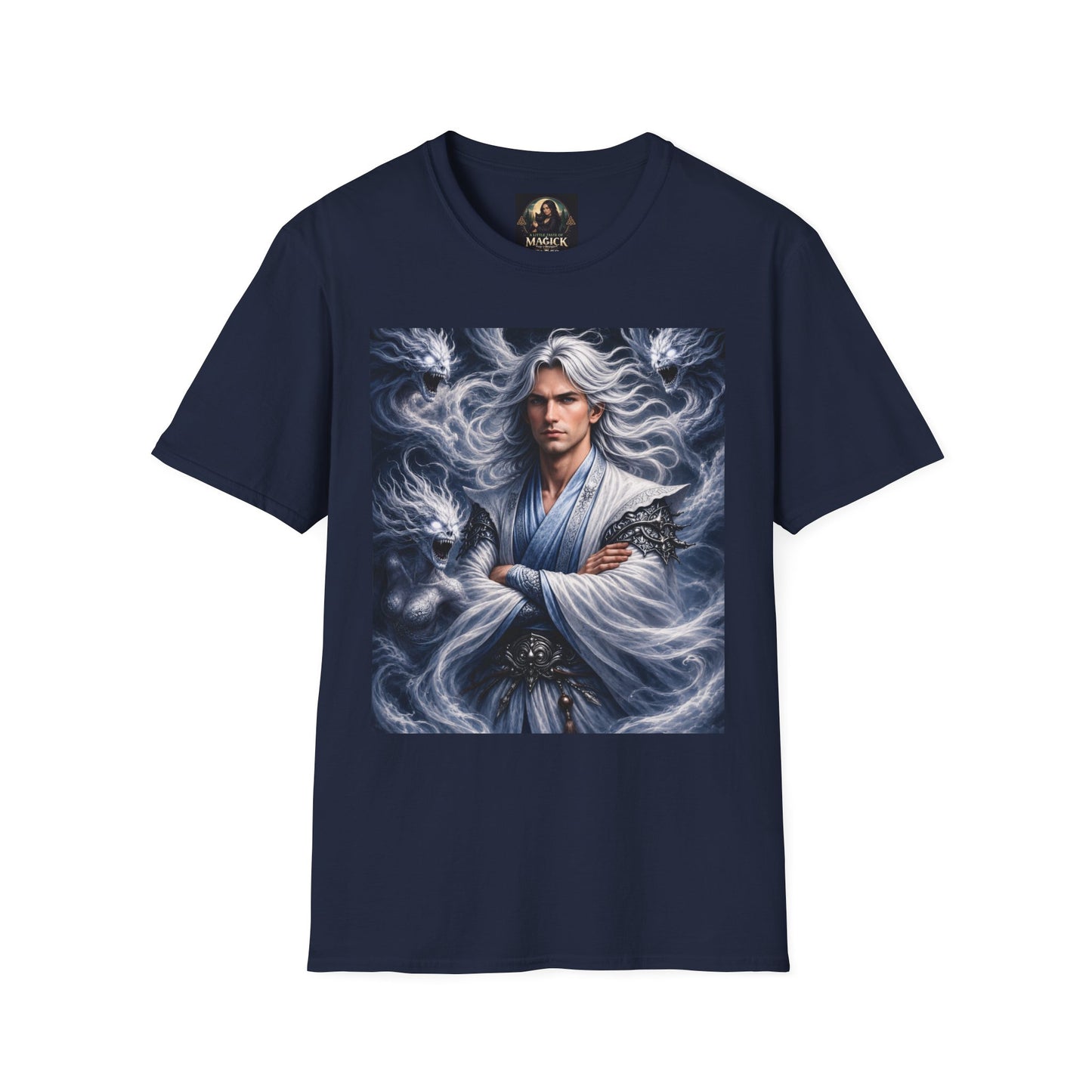 Air God Surrounded by Spirit Demons Unisex Softstyle T-Shirt