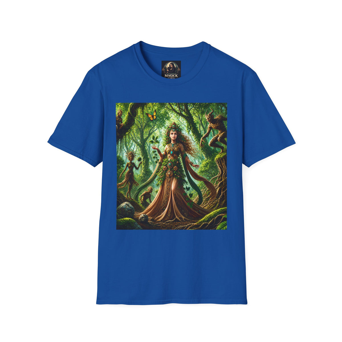 Rooted in Earth, Guided by Ancient Magic Unisex Softstyle T-Shirt