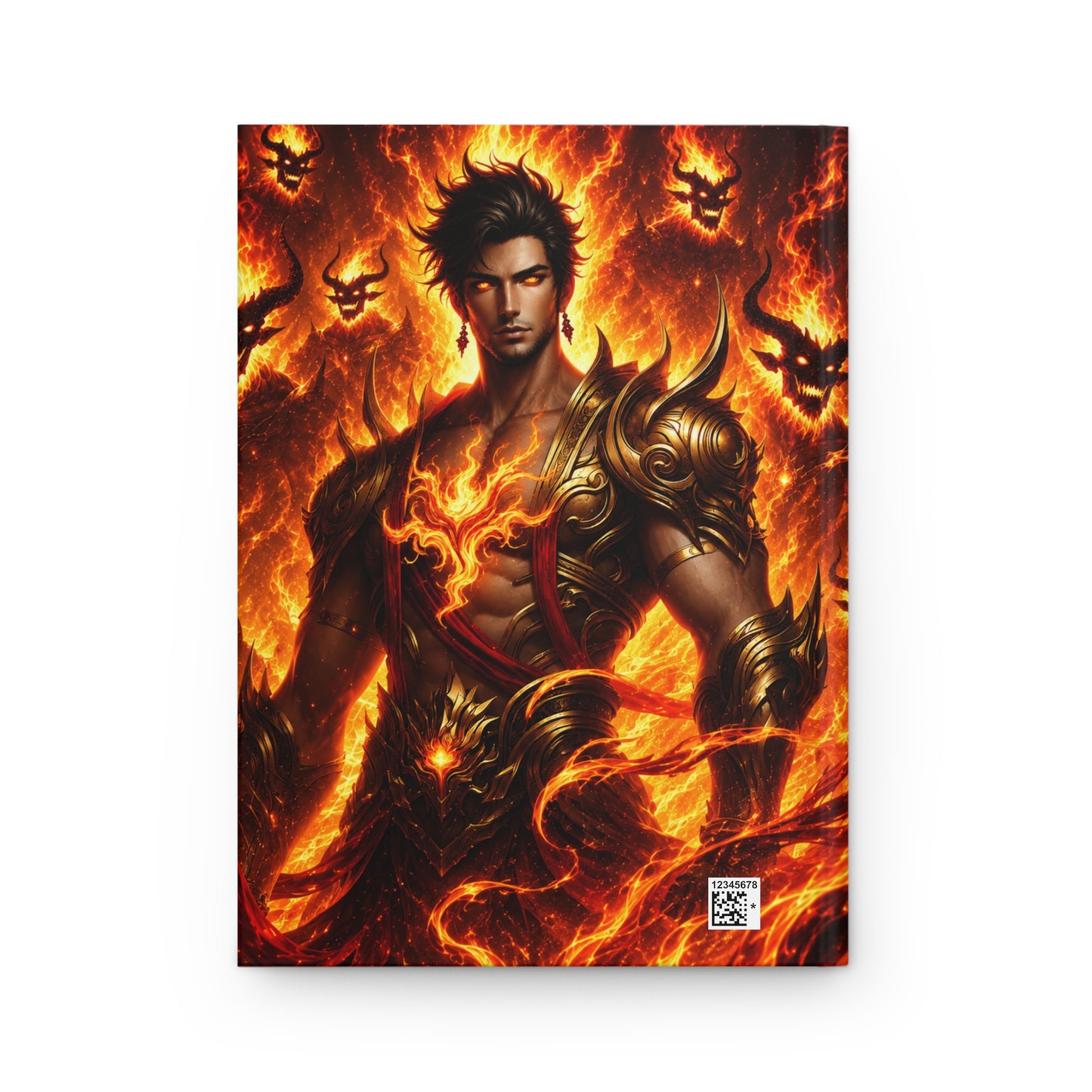 Fire God: Guardian of the Eternal Inferno Hardcover Journal