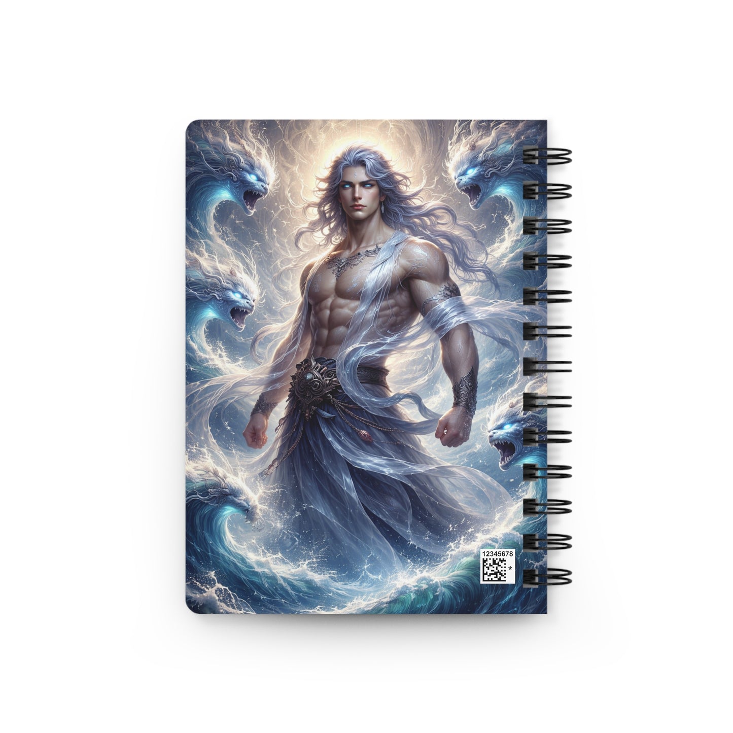 Ocean God Spiral Bound Journal