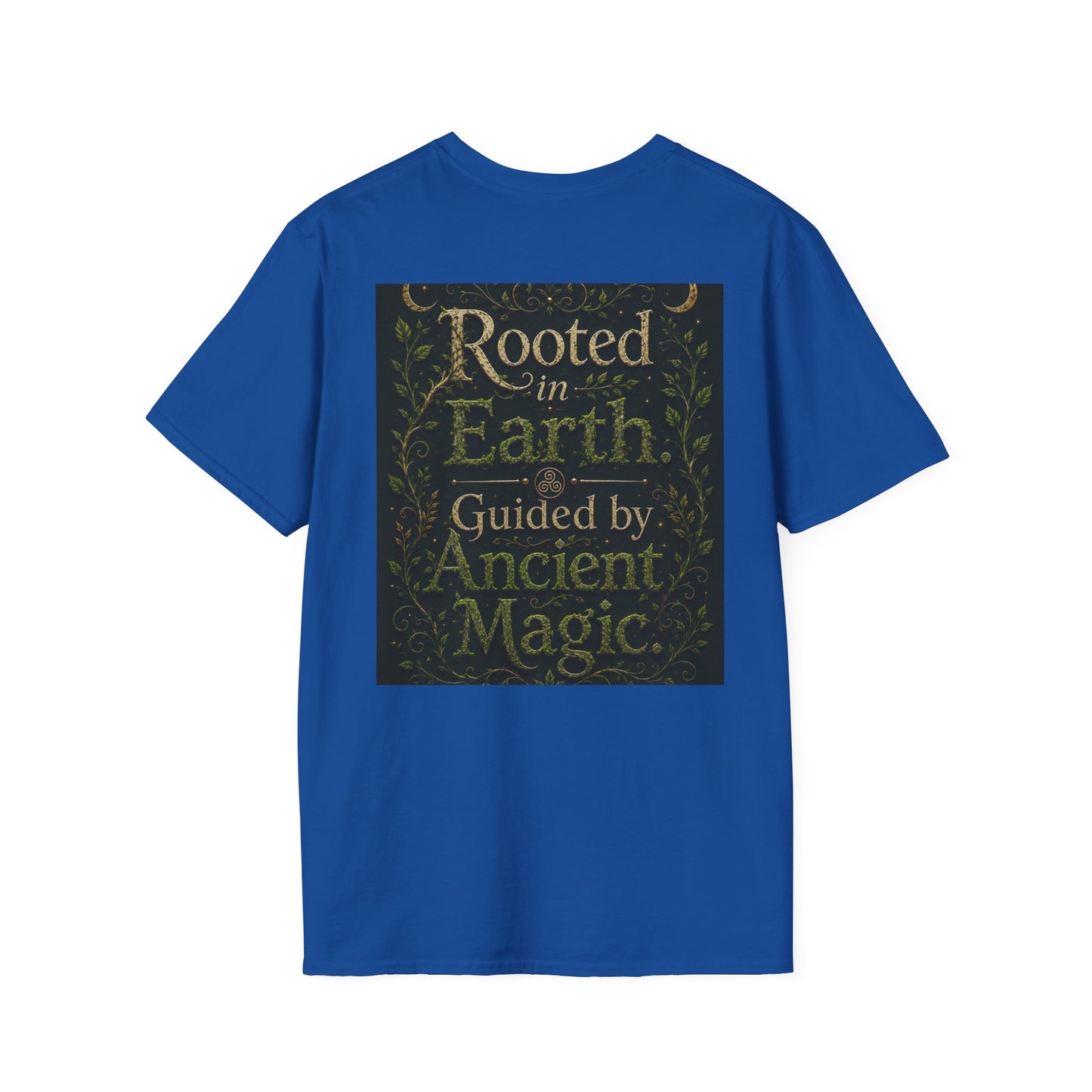 Rooted in Earth, Guided by Ancient Magic Unisex Softstyle T-Shirt