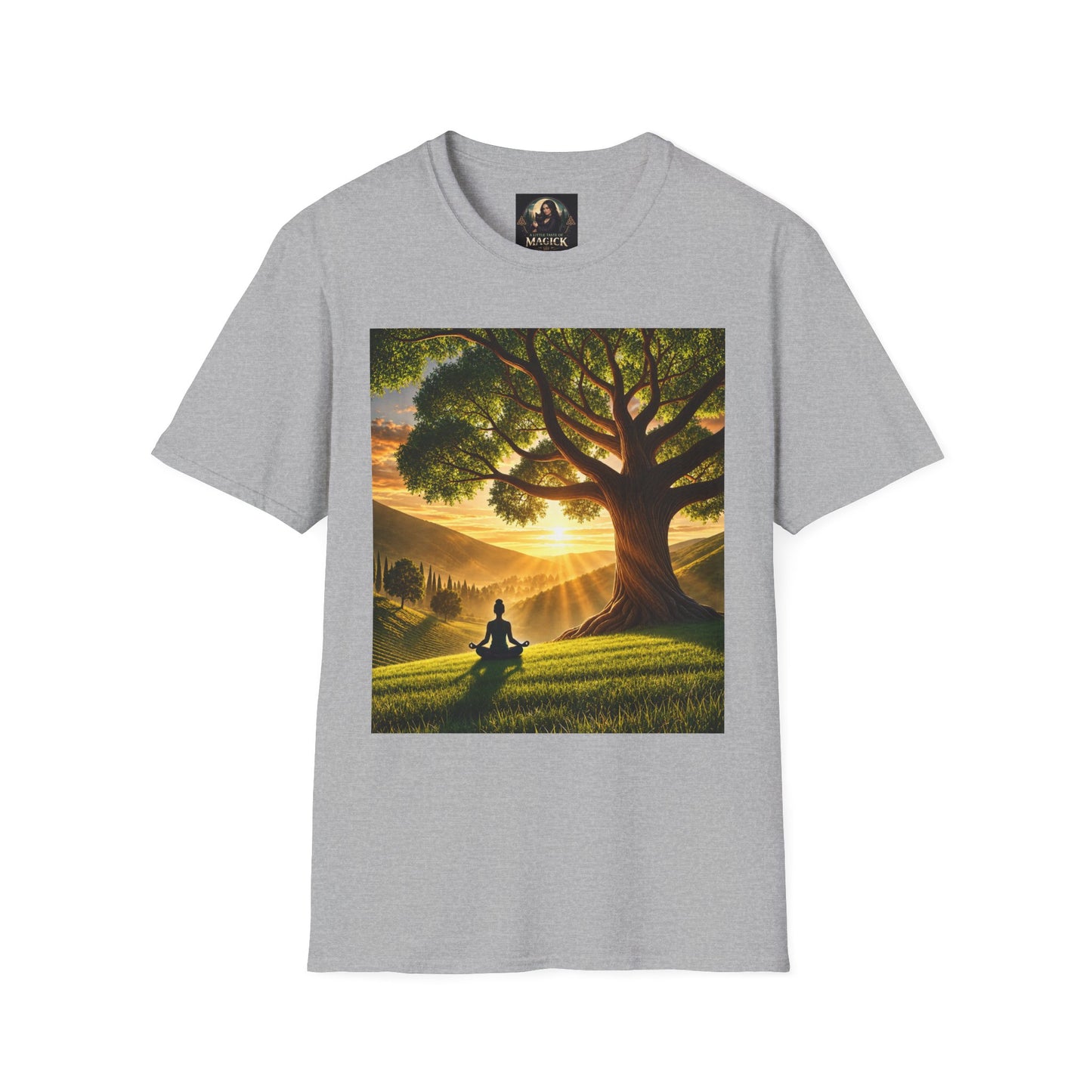 Tree of Serenity "Rooted in Peace" Unisex Softstyle T-Shirt