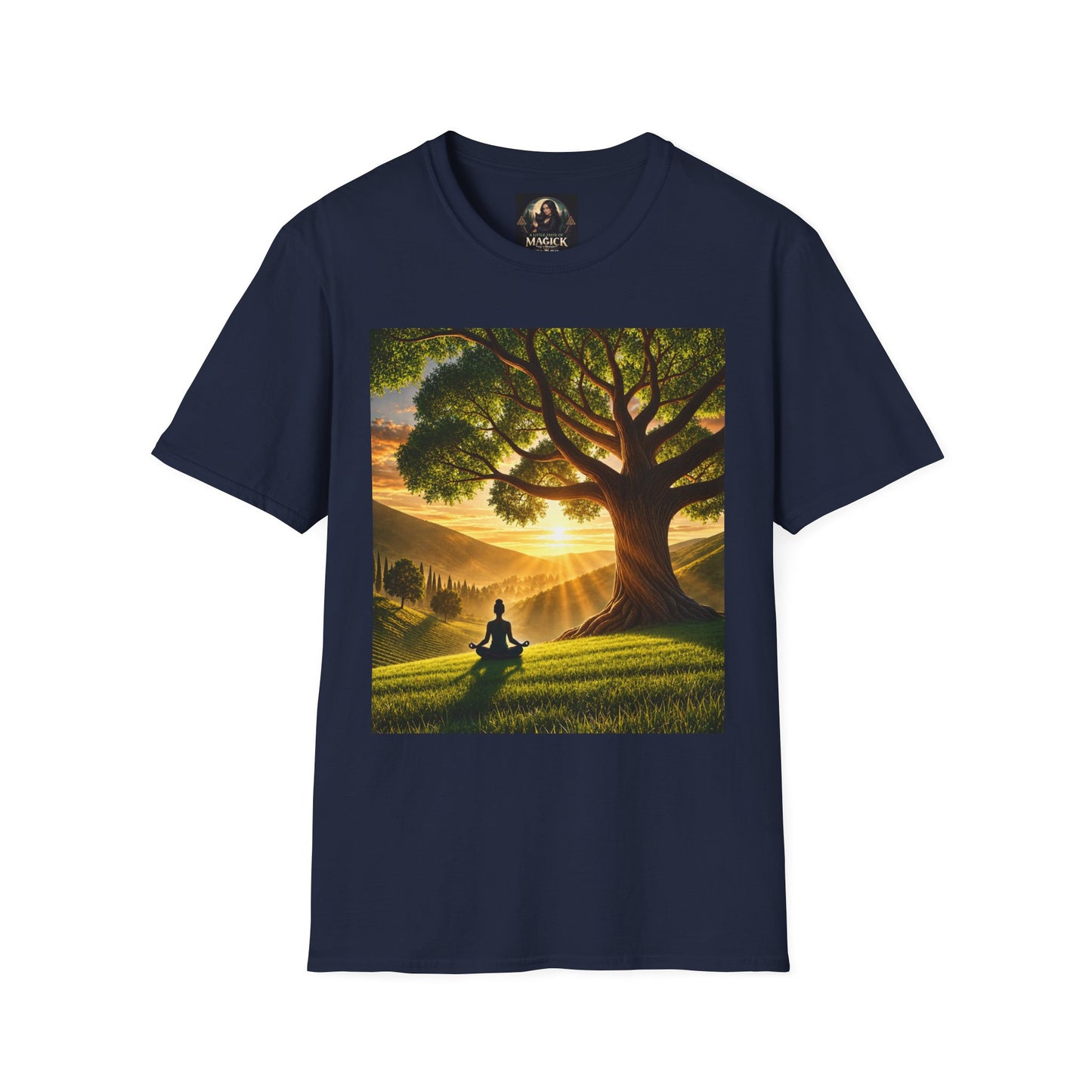 Tree of Serenity "Rooted in Peace" Unisex Softstyle T-Shirt