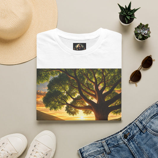 Tree of Serenity "Rooted in Peace" Unisex Softstyle T-Shirt