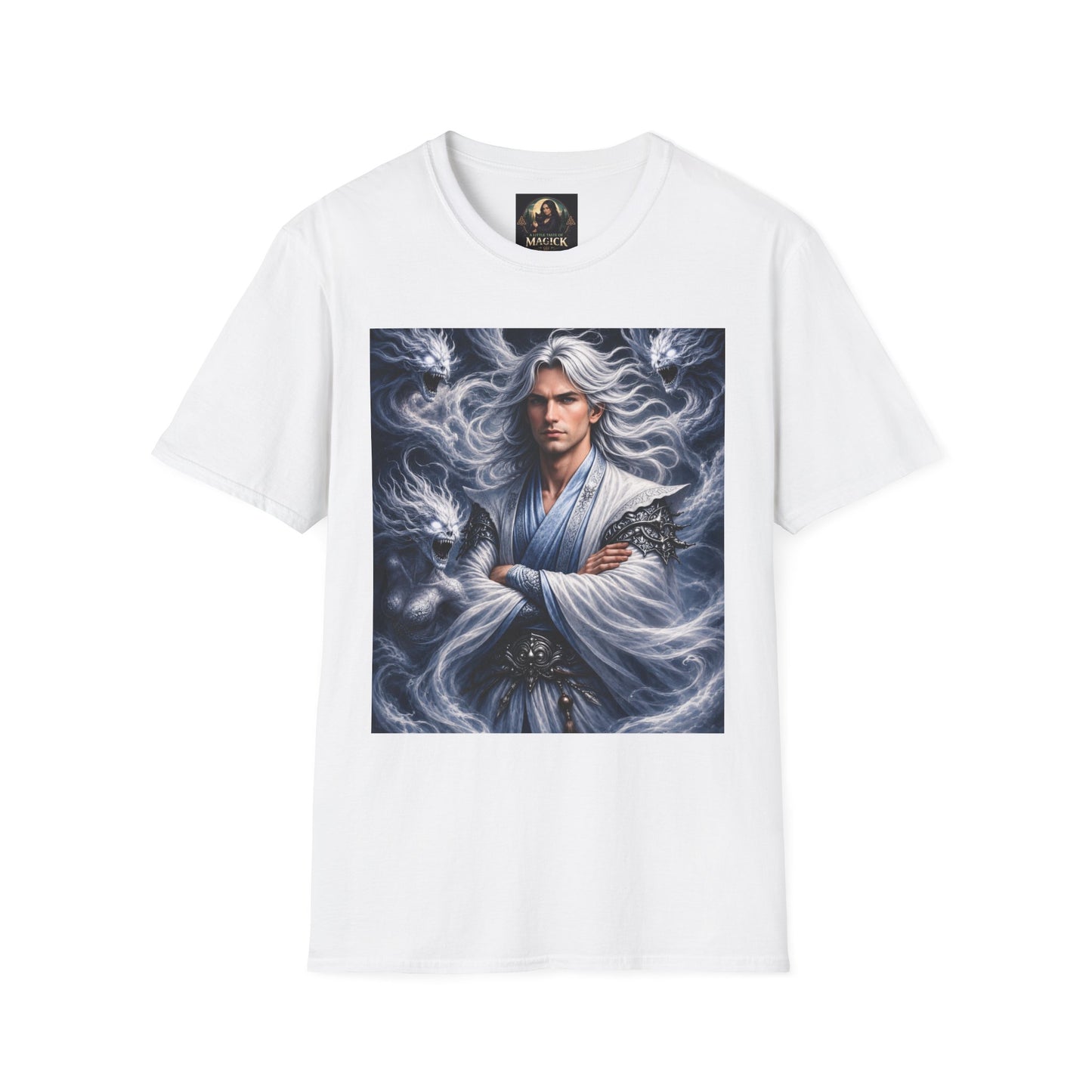Air God Surrounded by Spirit Demons Unisex Softstyle T-Shirt
