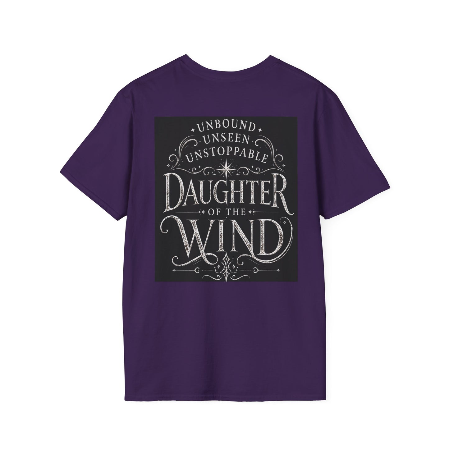Air Goddess Surrounded by Celestial Wind Spirits Unisex Softstyle T-Shirt