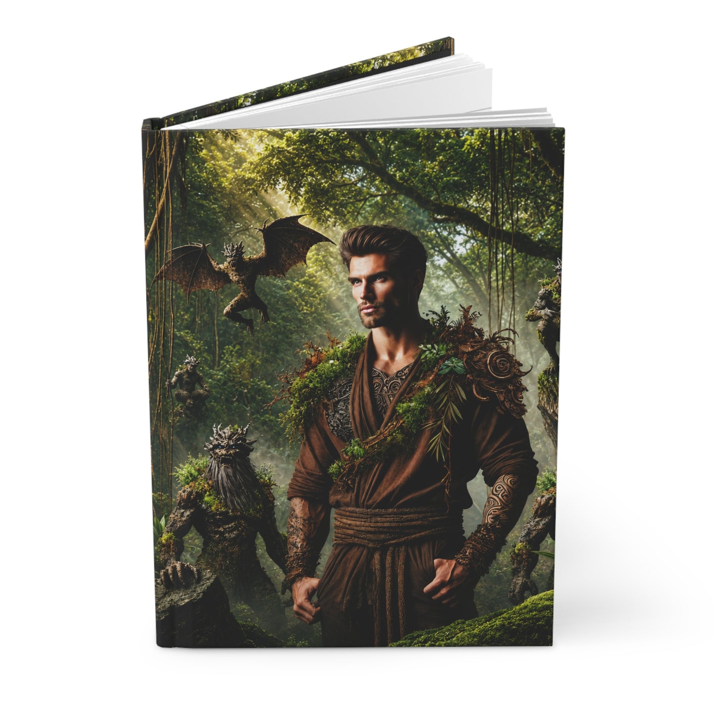 Earth God & Forest Guardians Matte Hardcover Journal