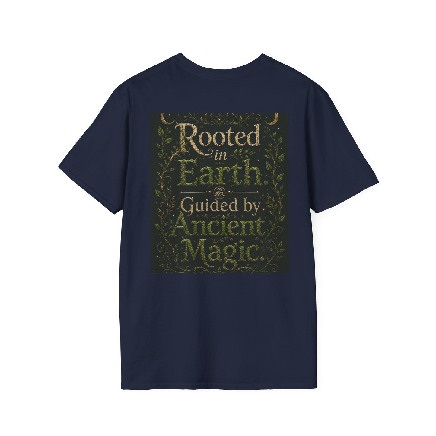 Rooted in Earth, Guided by Ancient Magic Unisex Softstyle T-Shirt