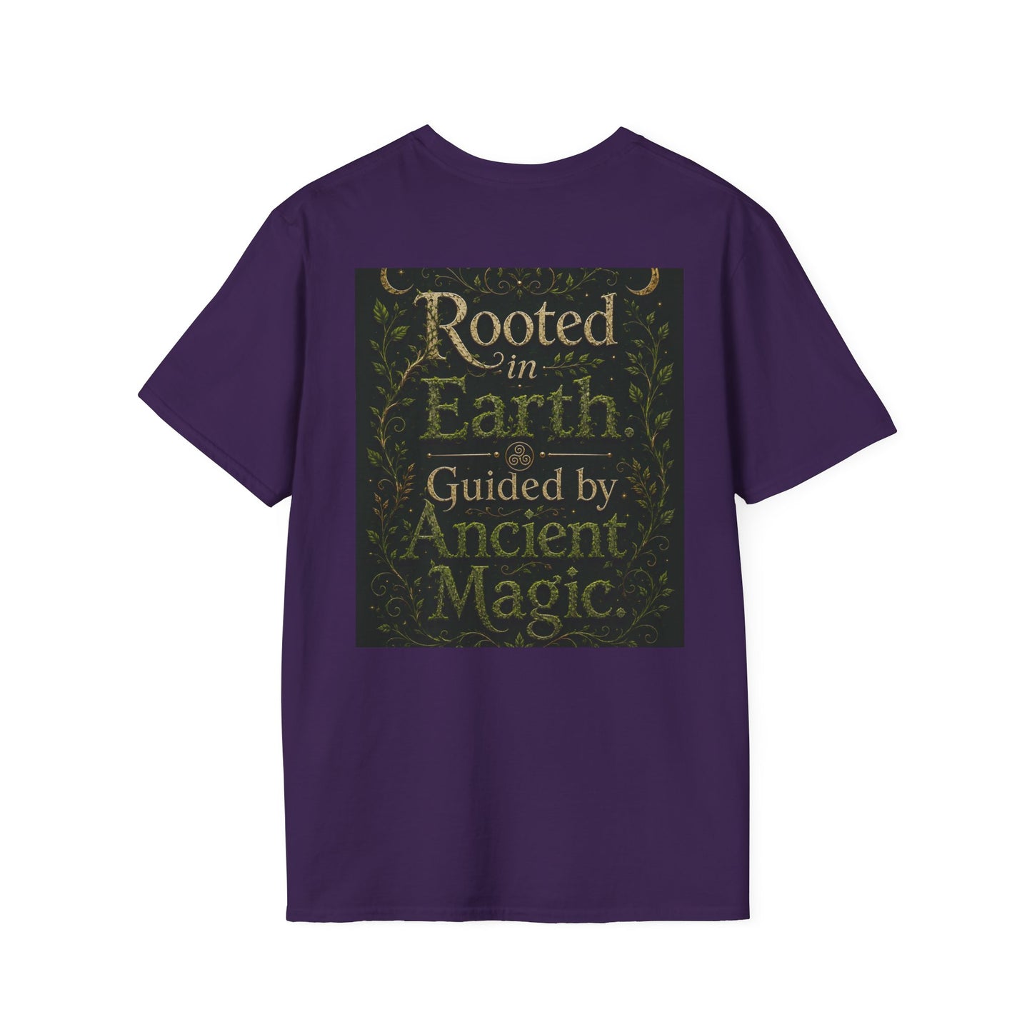 Rooted in Earth, Guided by Ancient Magic Unisex Softstyle T-Shirt