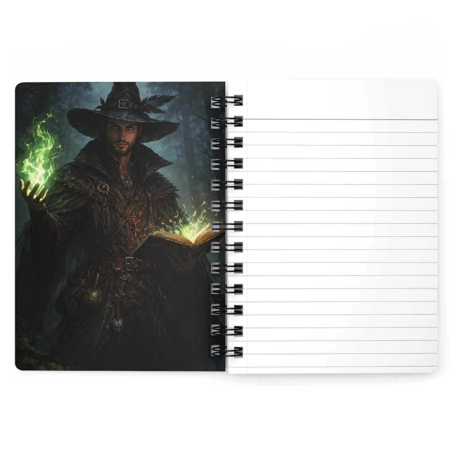 Mystic Warlock Spiral Journal
