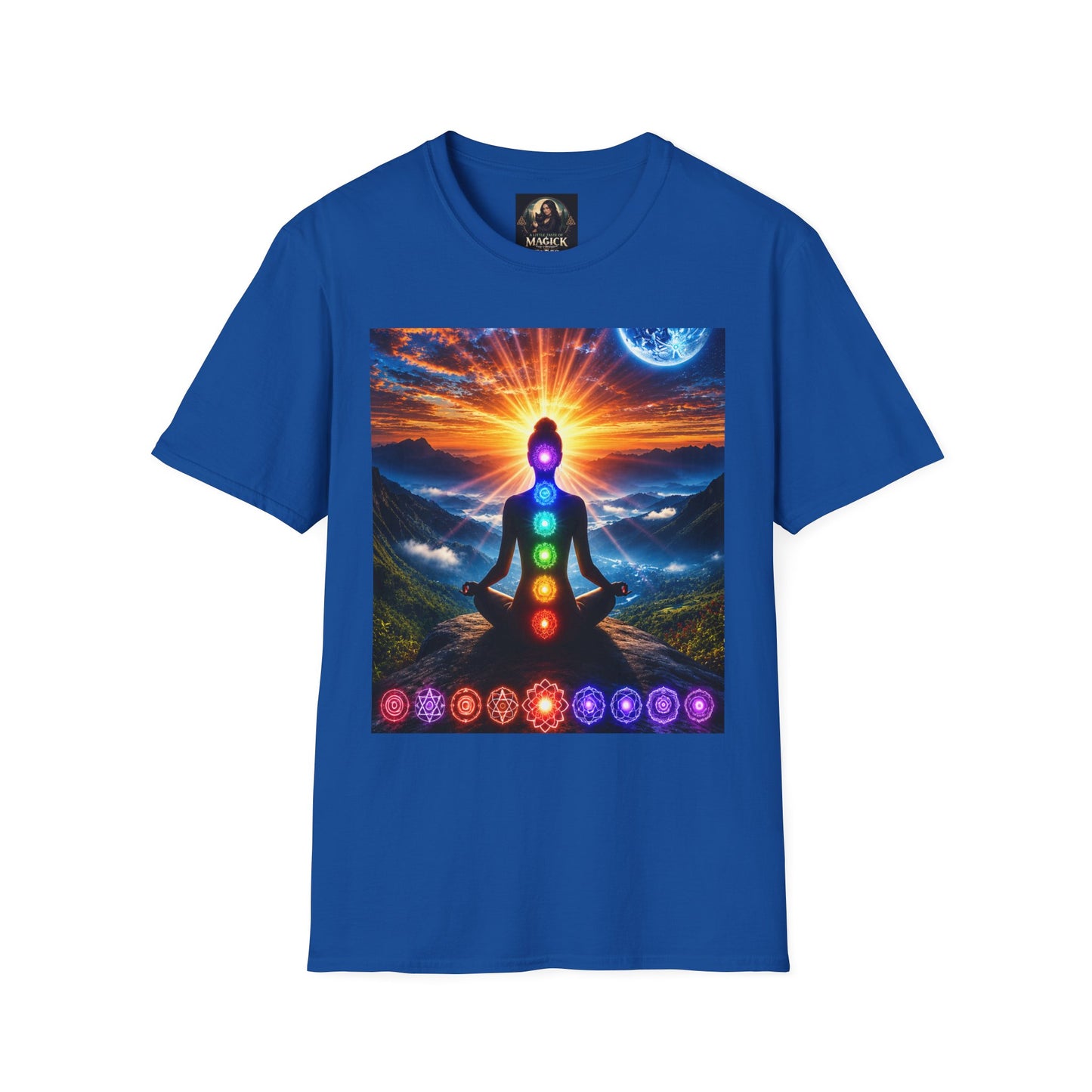 Celestial Chakra Awakening Unisex Softstyle T-Shirt