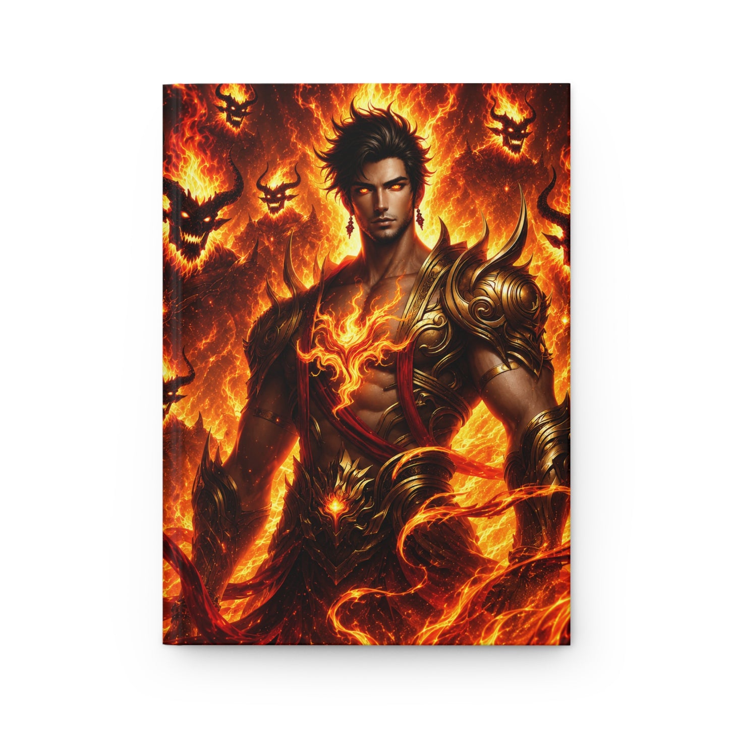 Fire God: Guardian of the Eternal Inferno Hardcover Journal