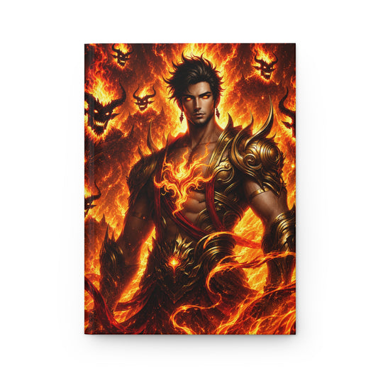 Fire God: Guardian of the Eternal Inferno Hardcover Journal