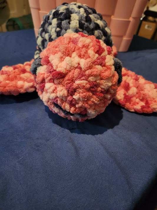 Large Crochet Turtle